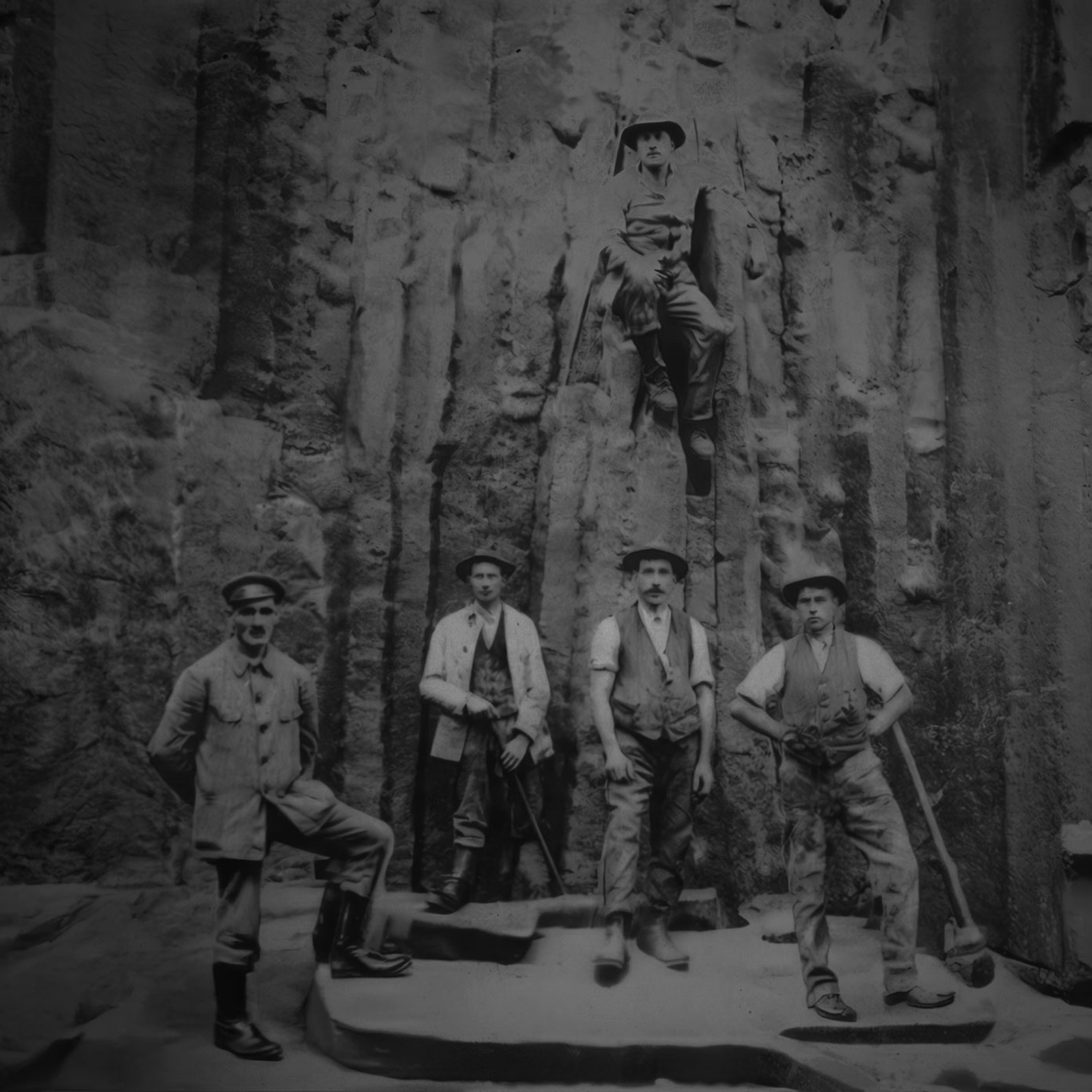 Historisches Team-Foto der MENK Beton Firmengeschichte seit 1904